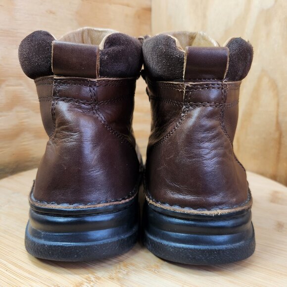 Birkenstock Footprints Leather Lace Up Ankle Boots Booties Size 38 US 8-8.5 - Picture 6 of 10